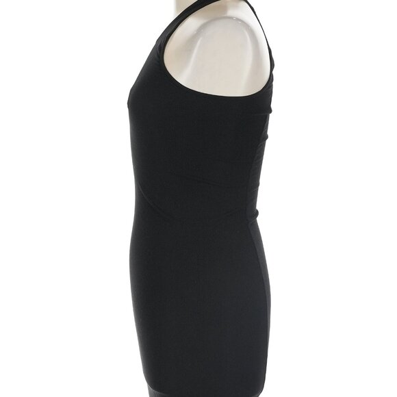 Skims Cotton Rib Tank Dress Black - Picture 4 of 7